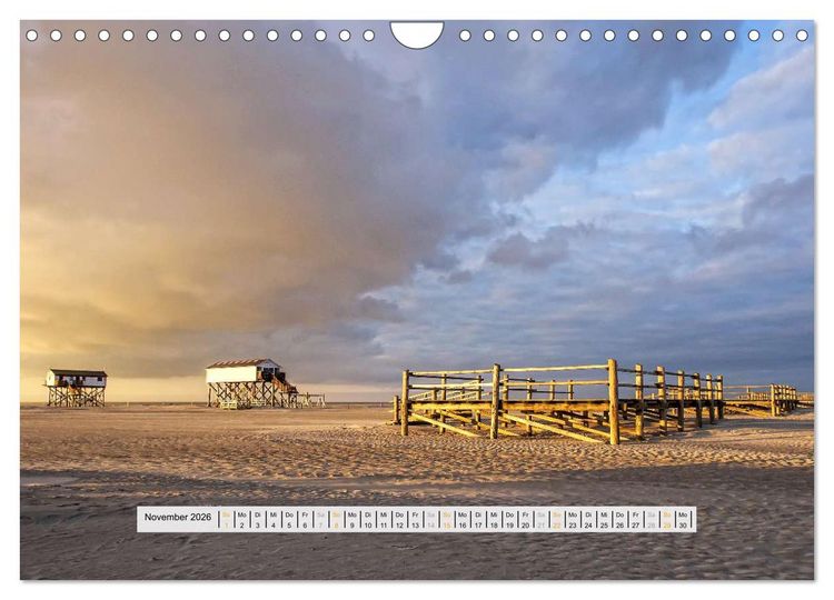 Produktbild: St. Peter-Ording (Wandkalender 2026 DIN A4 quer), CALVENDO Monatskalender
