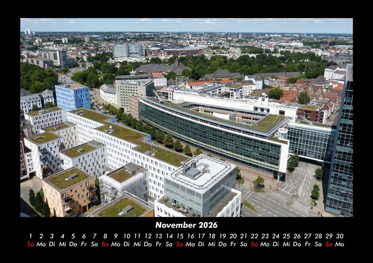 Produktbild: Hamburg 2026 Fotokalender DIN A3