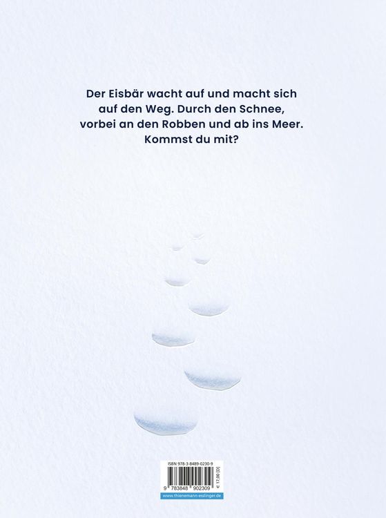 Produktbild: Ein Eisb&auml;r im Schnee