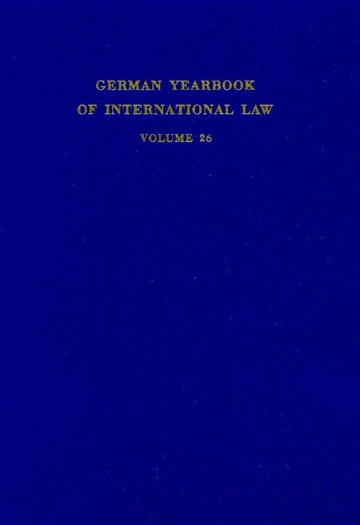 Produktbild: German Yearbook of International Law - Jahrbuch f&uuml;r Internationales Recht.