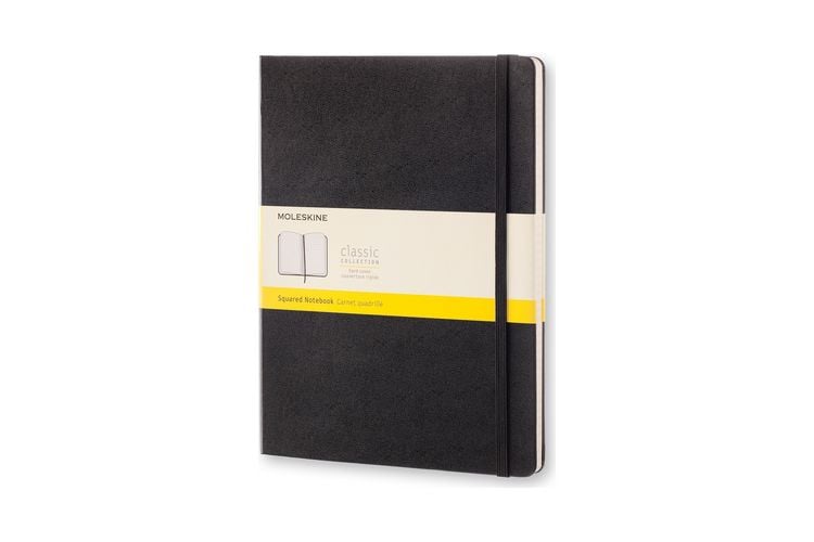 Produktbild: Moleskine Notizbuch, Xlarge, Kariert, Fester Einband, Schwarz