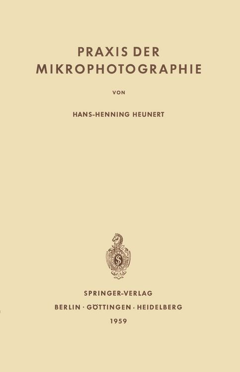 Produktbild: Praxis der Mikrophotographie