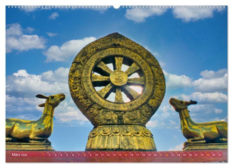 Produktbild: Tibet Das vergessene Land (Wandkalender 2026 DIN A2 quer), CALVENDO Monatskalender