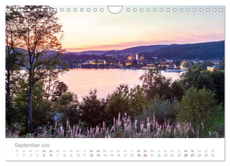 Produktbild: Der Schwarzwald Impressionen (Wandkalender 2026 DIN A4 quer), CALVENDO Monatskalender