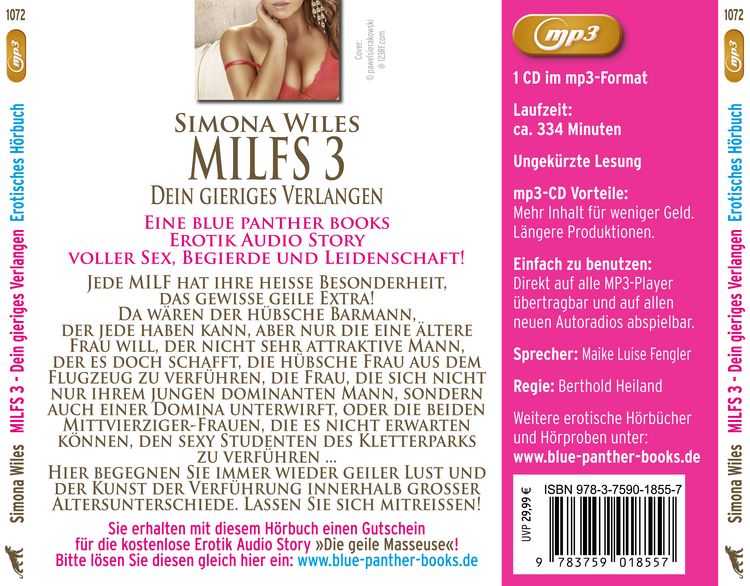 Produktbild: MILFS 3 - Dein gieriges Verlangen | Erotik Audio Story | Erotisches H&ouml;rbuch MP3CD