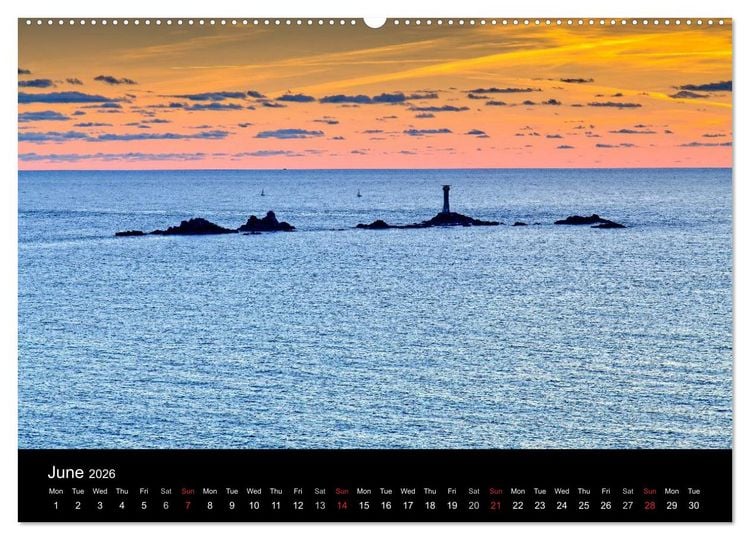 Produktbild: A Journey through the United Kingdom (High Quality Premium Wall Calendar 2026 DIN A2 landscape),CALVENDO 12 Month Wall Calendar