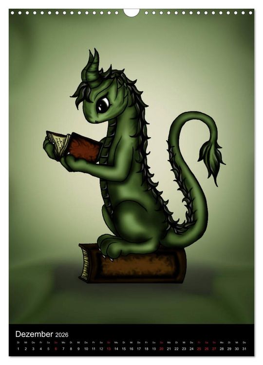 Produktbild: Drachen (Wandkalender 2026 DIN A3 hoch), CALVENDO Monatskalender