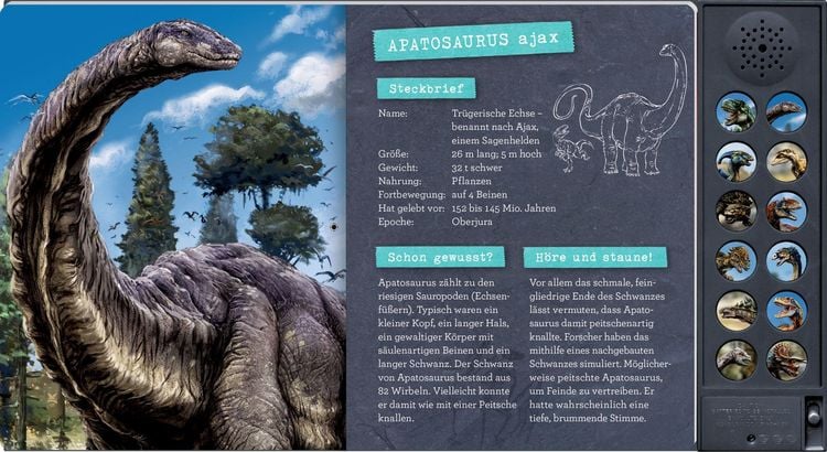 Produktbild: Das gro&szlig;e Dinosaurier-Soundbuch - T-Rex World