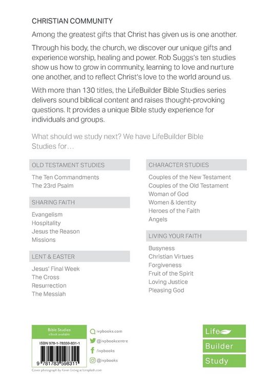 Produktbild: Christian Community (Lifebuilder Study Guides)