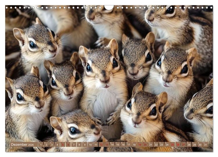 Produktbild: Kuschelblicke (Wandkalender 2026 DIN A3 quer), CALVENDO Monatskalender