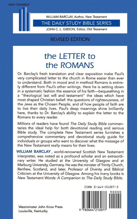 Produktbild: The Letter to the Romans