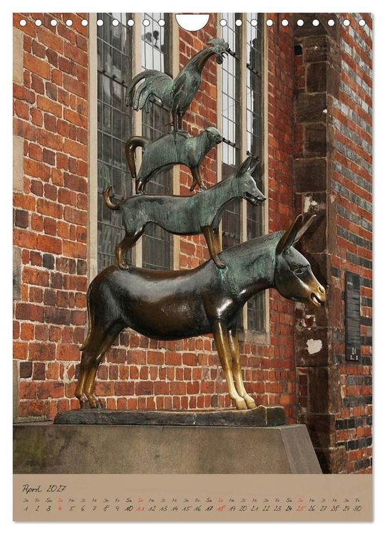 Produktbild: Sch&ouml;ne alte Hansestadt Bremen (Wandkalender 2027 DIN A4 hoch), CALVENDO Monatskalender