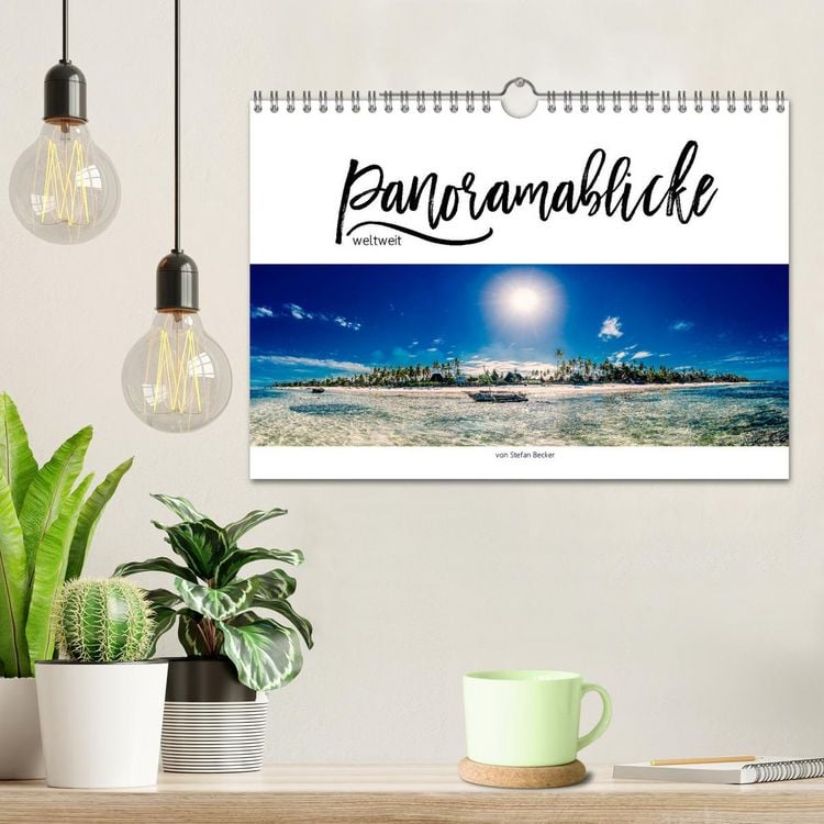 Produktbild: Panoramablicke weltweit (Wandkalender 2026 DIN A4 quer), CALVENDO Monatskalender