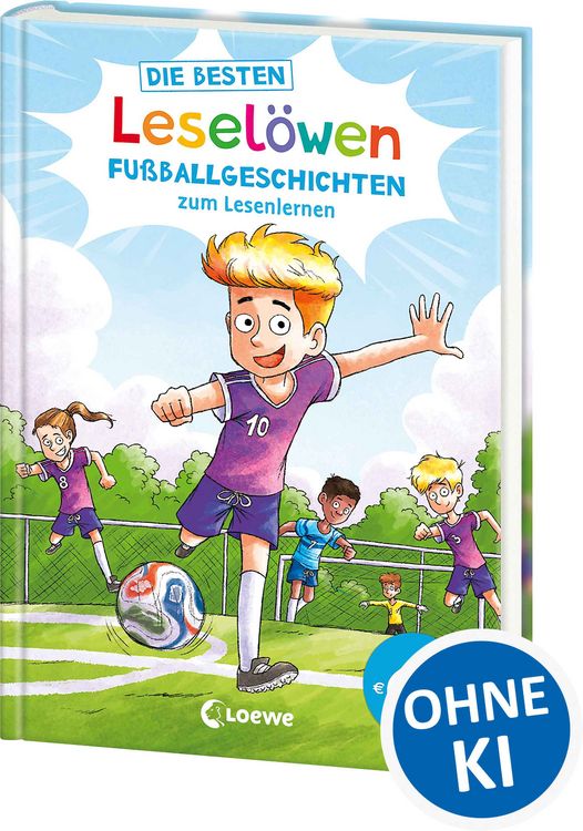 Produktbild: Die besten Lesel&ouml;wen-Fu&szlig;ballgeschichten zum Lesenlernen