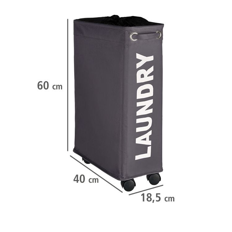 Produktbild: W&auml;schesammler Mod. Corno Grau, W&auml;schekorb, 43 l