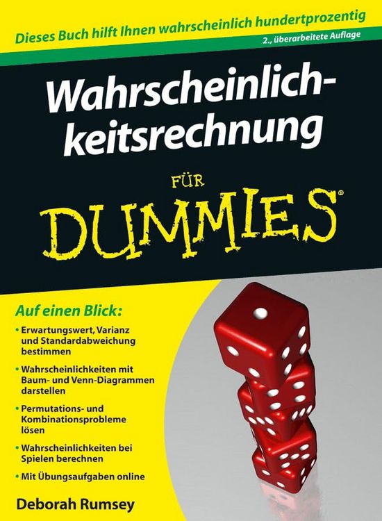 Produktbild: Wahrscheinlichkeitsrechnung f&uuml;r Dummies