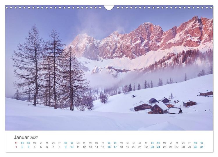 Produktbild: Alpen im Licht (Wandkalender 2027 DIN A3 quer), CALVENDO Monatskalender