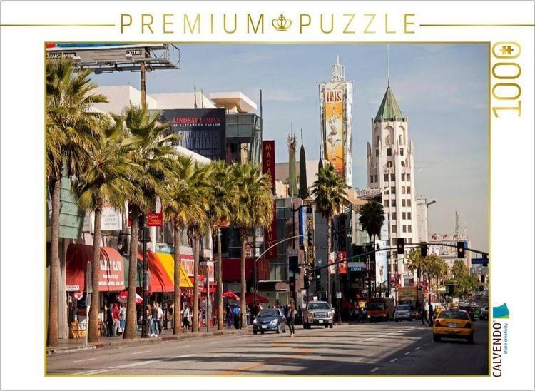 Produktbild: CALVENDO Puzzle Hollywood Los Angeles - Kalifornien | 1000 Teile Lege-Gr&ouml;&szlig;e 64x48cm Foto-Puzzle f&uuml;r gl&uuml;ckliche Stunden