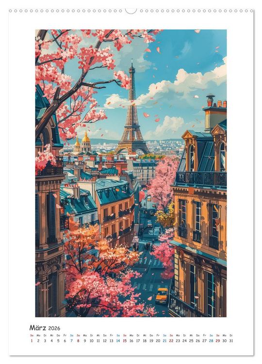 Produktbild: St&auml;dtereise durch Europa (hochwertiger Premium Wandkalender 2026 DIN A2 hoch), Kunstdruck in Hochglanz