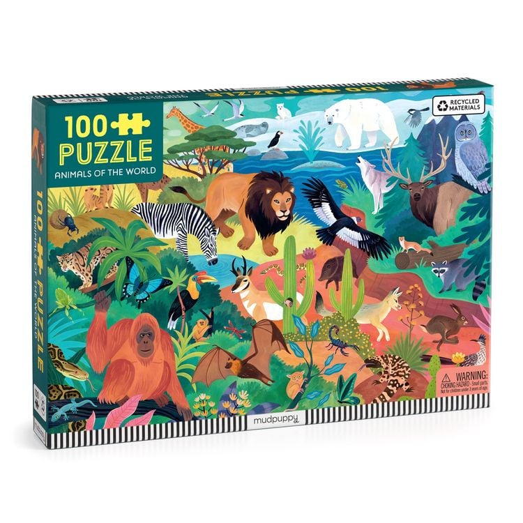 Produktbild: Animals of the World 100 Piece Puzzle