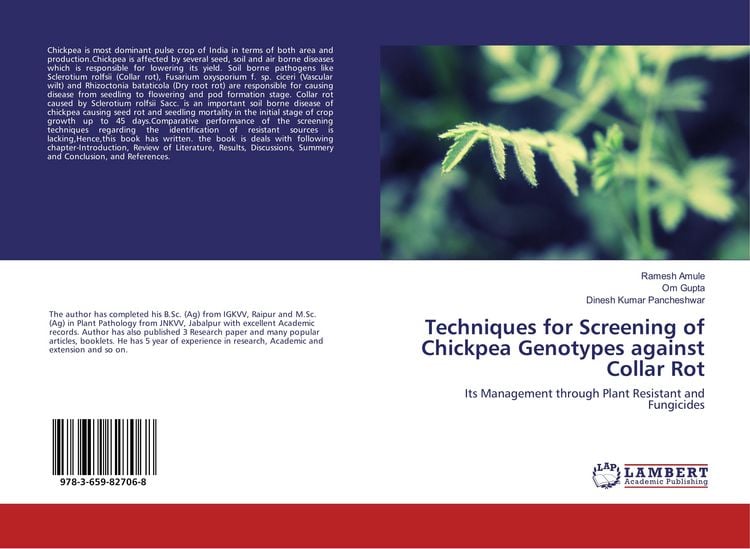 Produktbild: Techniques for Screening of Chickpea Genotypes against Collar Rot