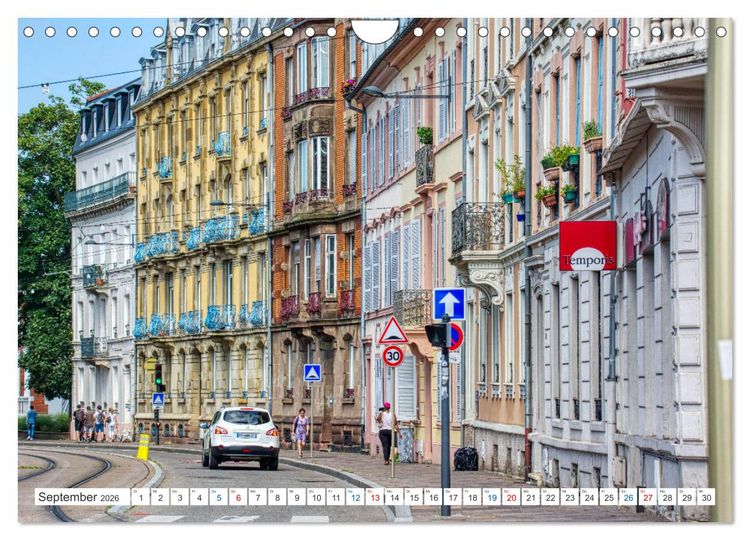Produktbild: Mulhouse - Das s&uuml;dliche Tor der els&auml;ssischen Weinstra&szlig;e (Wandkalender 2026 DIN A4 quer), CALVENDO Monatskalender