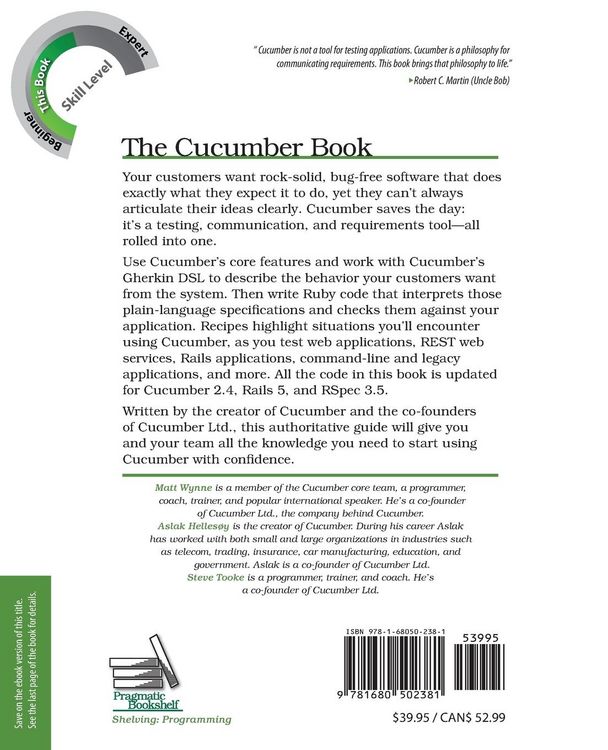 Produktbild: The Cucumber Book