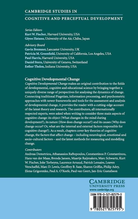 Produktbild: Cognitive Developmental Change