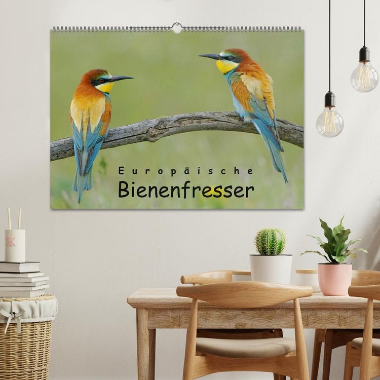 Produktbild: Europ&auml;ische Bienenfresser (Wandkalender 2026 DIN A2 quer), CALVENDO Monatskalender