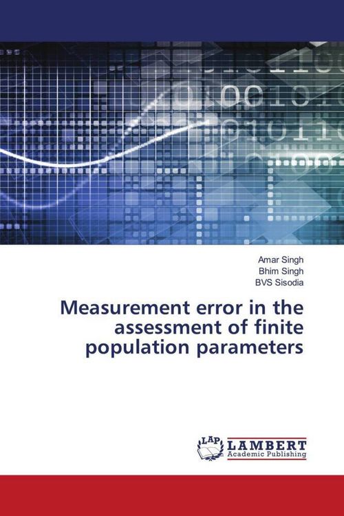 Produktbild: Measurement error in the assessment of finite population parameters