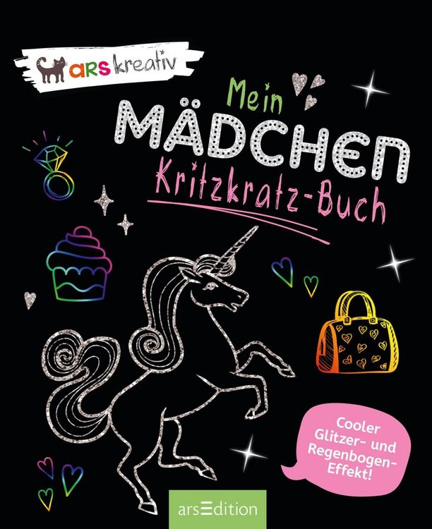 Produktbild: Mein M&auml;dchen-Kritzkratz-Buch