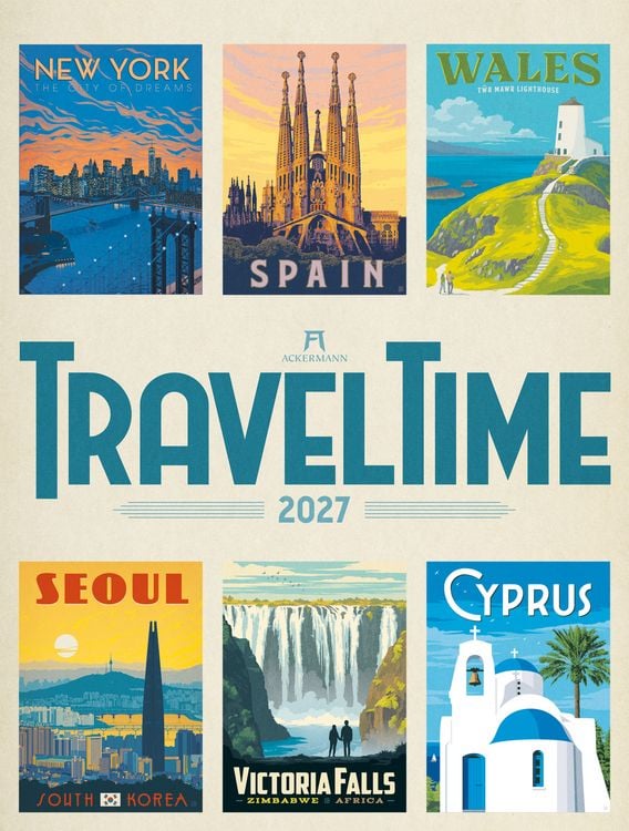 Produktbild: Travel Time Plakate-Kalender 2027