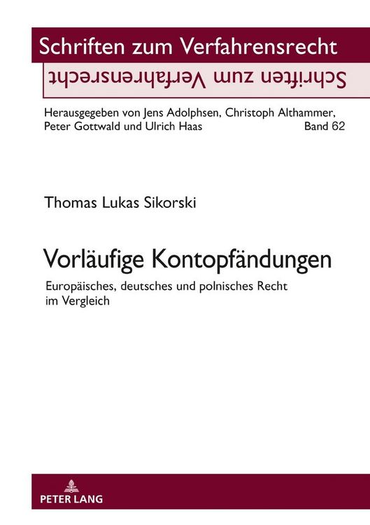 Produktbild: Vorl&auml;ufige Kontopf&auml;ndungen