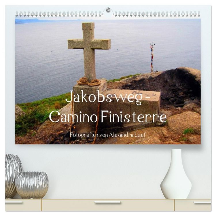 Produktbild: Jakobsweg - Camino Finisterre (hochwertiger Premium Wandkalender 2027 DIN A2 quer), Kunstdruck in Hochglanz