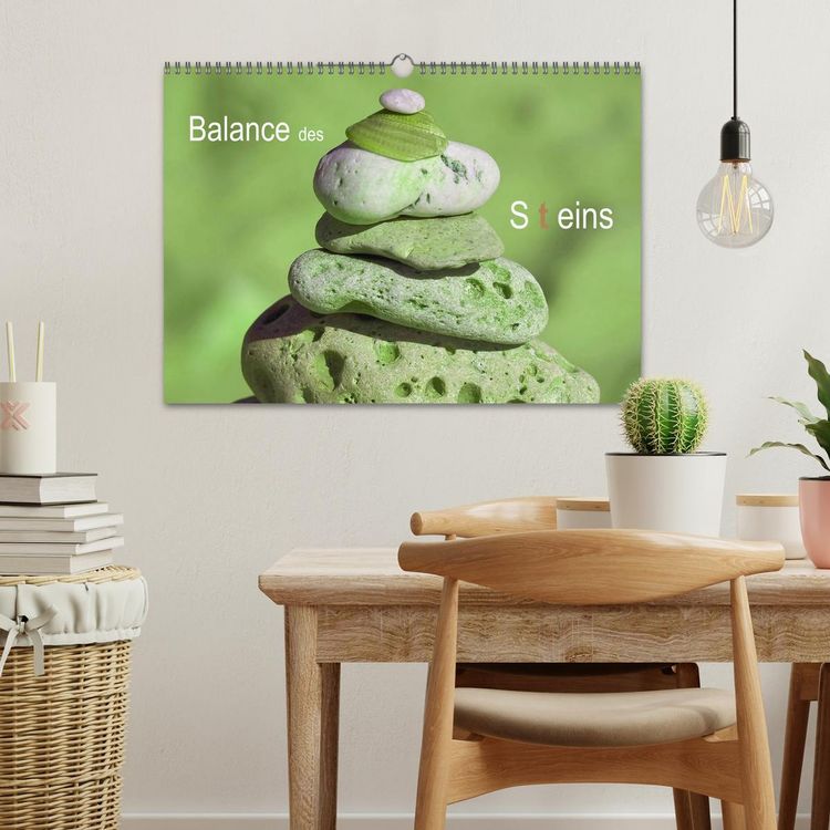Produktbild: Balance des Steins (Wandkalender 2026 DIN A3 quer), CALVENDO Monatskalender