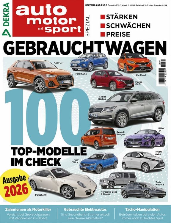 Produktbild: Auto motor sport Spezial - Gebrauchtwagen 2026