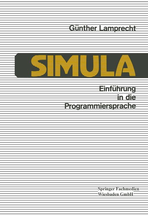 Produktbild: Einf&uuml;hrung in die Programmiersprache SIMULA