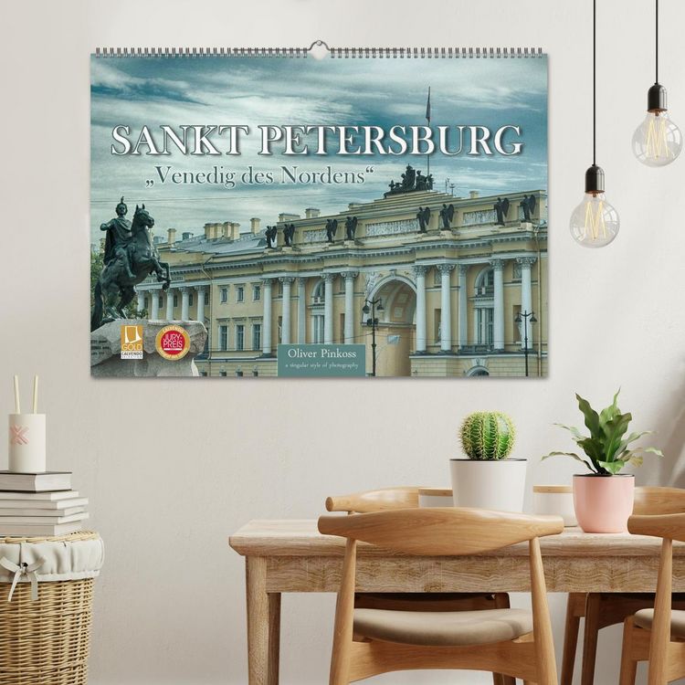 Produktbild: Sankt Petersburg - "Venedig des Nordens" (Wandkalender 2026 DIN A2 quer), CALVENDO Monatskalender