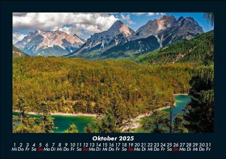 Produktbild: Landschaftskalender 2025 Fotokalender DIN A5