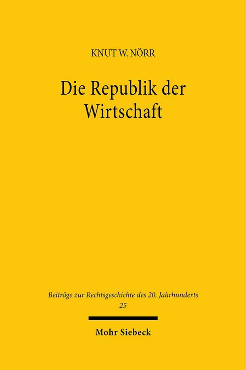 Produktbild: Die Republik der Wirtschaft