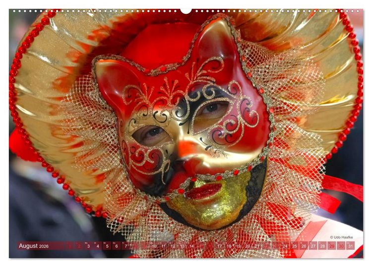 Produktbild: Magie der Masken (Wandkalender 2026 DIN A2 quer), CALVENDO Monatskalender