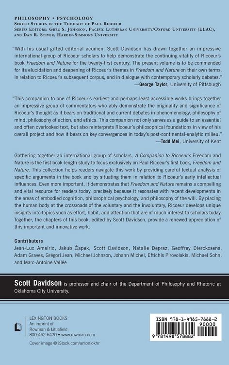 Produktbild: Companion to Ricoeur's Freedom and Nature