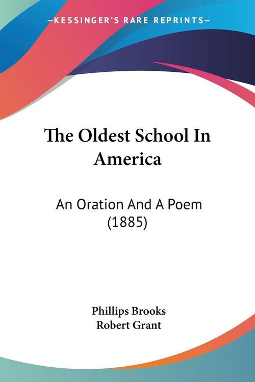 Produktbild: The Oldest School In America