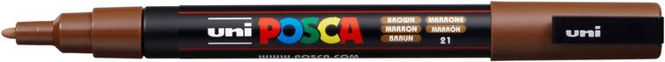 Produktbild: uni-ball Marker uni POSCA PC-3M braun