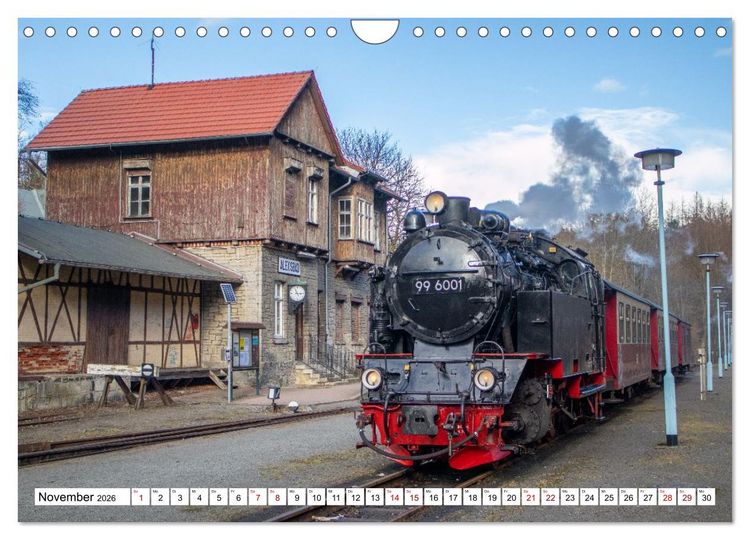 Produktbild: Selketalbahn im Harz (Wandkalender 2026 DIN A4 quer), CALVENDO Monatskalender