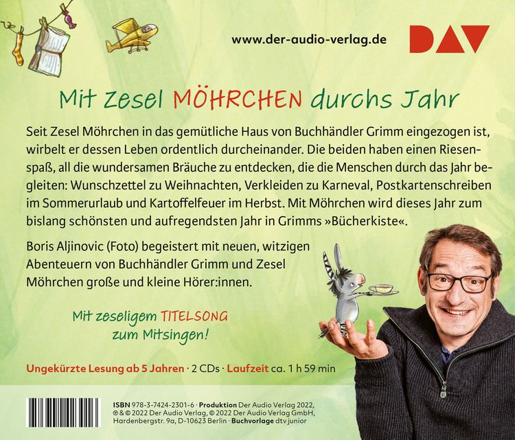 Produktbild: Grimm und M&ouml;hrchen &ndash; Teil 2: Fr&uuml;hling, Sommer, Herbst und Zesel