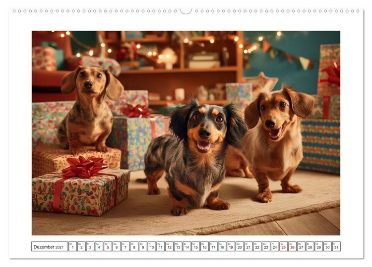 Produktbild: Kleine Beine, gro&szlig;es Gl&uuml;ck (hochwertiger Premium Wandkalender 2027 DIN A2 quer), Kunstdruck in Hochglanz