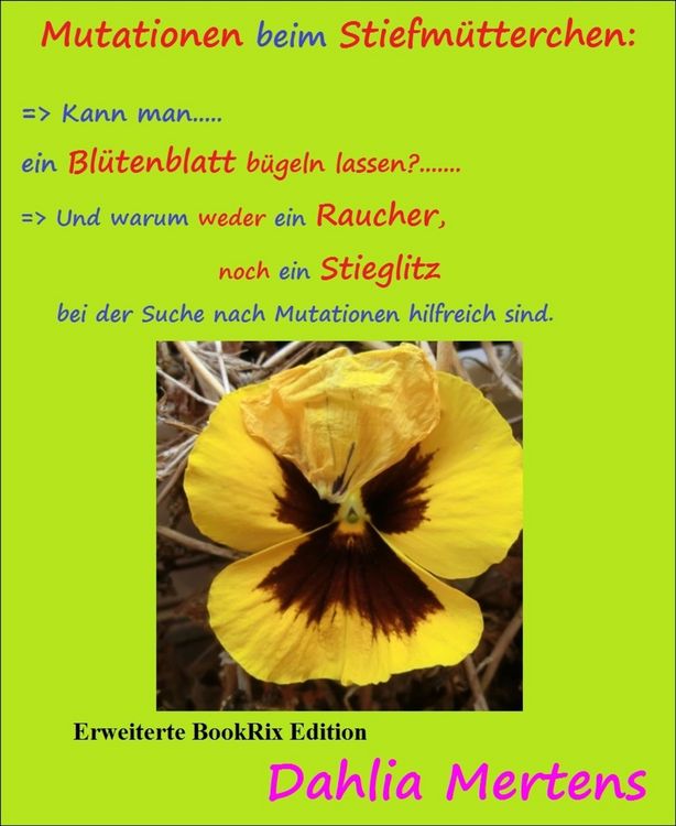 Produktbild: Mutationen beim Stiefm&uuml;tterchen: