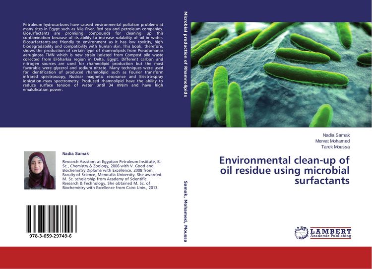 Produktbild: Environmental clean-up of oil residue using microbial surfactants