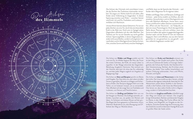 Produktbild: Mond-Rituale  Aktiviere die Energie der Tierkreiszeichen - Dein Jahresbegleiter
